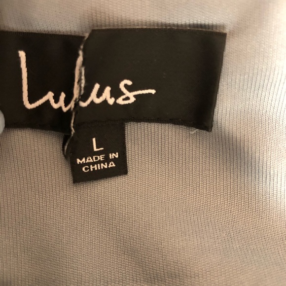 🆕Lulu’s pretty👗slate blue color💙Size LARGE 🆕 - Picture 9 of 9